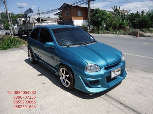 ขาย Opel corsa 3Dr. สีเขียว ชุดแต่งรอบคัน ราคา 59,000 บาท ++++++++