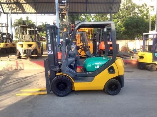 -:-*&bull;*ข า ย ร ถ ย ก เ ก่ า น อ ก*&bull;*-:-KOMATSU FG15-20 เสาสูง3เมตร เครื่องเบนซิล เกียร์ธรรมดา สนใจติดต่อ098-329-9549/083-0620223