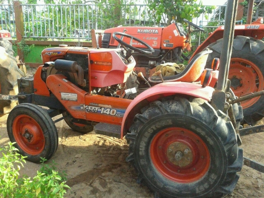 ขายรถไถ KUBOTA  KRT140 มีเพลา PTO พร้อมผาน3