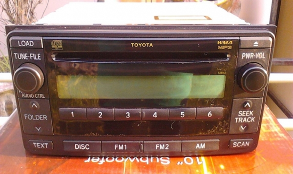 วิทยุติดรถเดิมTOYOTAมีวิทยุFM AM CD DVD MP3 ครบเครื่อง