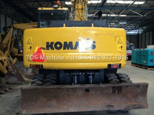 ถึงไทยแล้ว Komatsu PW130-7K ปี 2006 นำเข้าจากยุโรป สภาพดีมากครับ