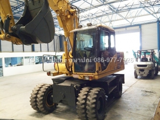 ถึงไทยแล้ว Komatsu PW130-7K ปี 2006 นำเข้าจากยุโรป สภาพดีมากครับ