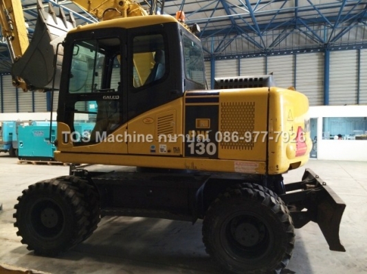 ถึงไทยแล้ว Komatsu PW130-7K ปี 2006 นำเข้าจากยุโรป สภาพดีมากครับ