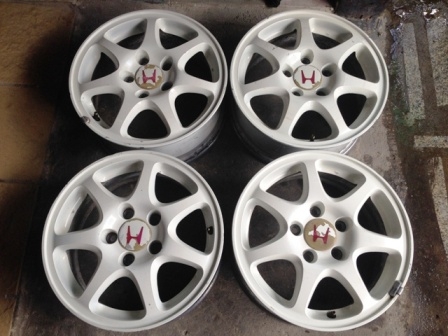 ***ขายล้อแท้ EK9 Type R ขอบ15'' 5*114***6000 ลดได้ครับ