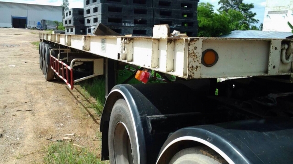 ขายรถสิบล้อหัวลากพร้อมหาง HINO เครื่อง 320 แรง ปี 51 หางอู่พนัส 3 เพลา ยาว 12.50 เมตร