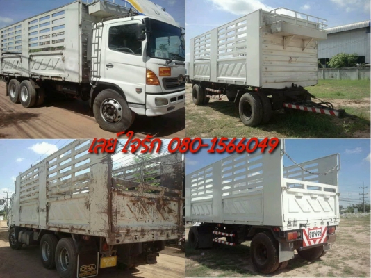 ***ขายแล้วครับขอบคุณ Truck2hand ขาย18ล้อพ่วงไม่ดั้ม HINO MEGA FM260 FM1JNRD ปลายปี48 เครื่องเดิมเกียร์เดิม JO8C DD 260HP เครื่องแน่นๆ แห้งๆ แรงดี ไม่เยิ้ม ช่วงล่างเดิมๆ ไม่มีช้ำ คัสซีสวยเดิม ไม่ปะไม่ดาม ไม่บวม กระบเหล็กคอกเกษตรไม่ดั้ม สามมิตรลอนเฉียงสภาพส
