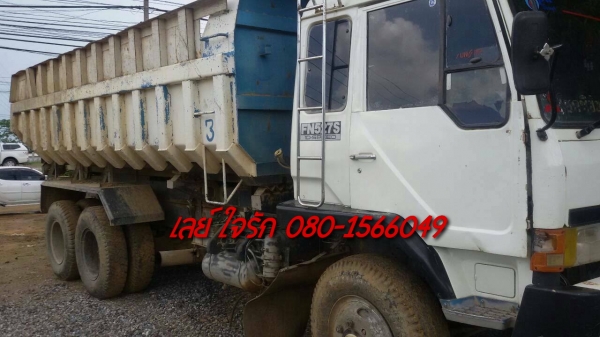 ***ขายแล้วครับขอบคุณ Truck2hand ขาย10ล้อ2เพลาดั้ม"ไอ้หลงโบ"MITSU FN527M-TF5530 เครื่องเดิมเกียร์เดิม 6D16 Turbo 220แรง เกียร์10สปีด เครื่องแน่น แห้งดี แรงดี เกียร์ดีไม่หลุดไม่หอน ช่วงล่างเบรคใหญ่เพลาบุ๋ม คัสซีสวยเดิมไม่ปะไม่ดาม กระบะดั้มเหล็กท้อ