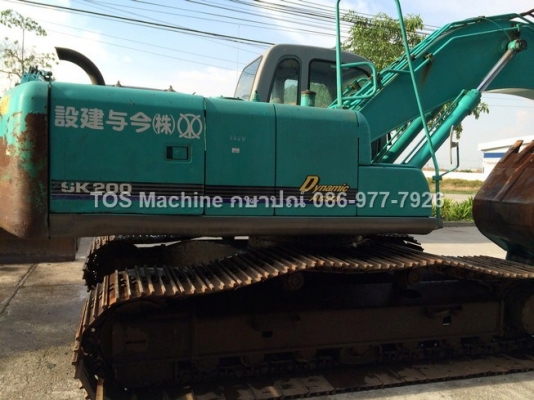 Kobelco SK200-6E YN08 ปี 2003 นำเข้าจากญี่ปุ่น ใบแทร็ค 800 mm