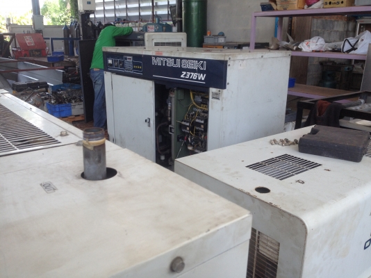 ปั๊มลมสกรู ปั๊มลมเก่าญี่ปุ่น MITSUI SEIKI- ปั๊มลมสกรู ปั๊มลมเก่าญี่ปุ่น MITSUI SEIKI-