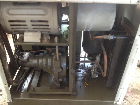 ปั๊มลมสกรู ปั๊มลมเก่าญี่ปุ่น MITSUI SEIKI- ปั๊มลมสกรู ปั๊มลมเก่าญี่ปุ่น MITSUI SEIKI-