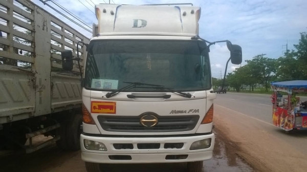 ขายพ่วงแม่-ลูกไม่ดั้ม กระบะสามมิตร HINO MEGA 260 ปี 49 คัสซีสวยจัด เครื่องเดิม เกียร์เดิม แอร์เย็น ยางเต็ม ทะเบียนเต็มพร้อมโอน