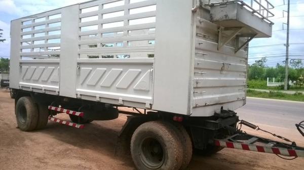 ขายพ่วงแม่-ลูกไม่ดั้ม กระบะสามมิตร HINO MEGA 260 ปี 49 คัสซีสวยจัด เครื่องเดิม เกียร์เดิม แอร์เย็น ยางเต็ม ทะเบียนเต็มพร้อมโอน