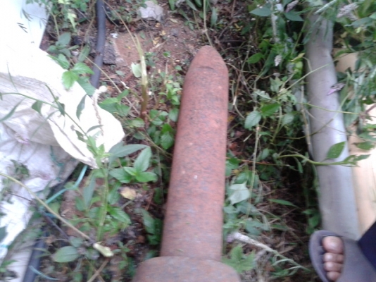 หัวกระแทก (หัวใหญ่) ใส่แมคโค ยิงระบบลม สภาพดี  พร้อมใช้งาน