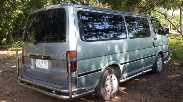 ขายรถตู้หัวจรวด TOYOTA ปลายปี36 สภาพพร้อมใช้งาน แอร์เย็น เครื่องดี สภาพดี