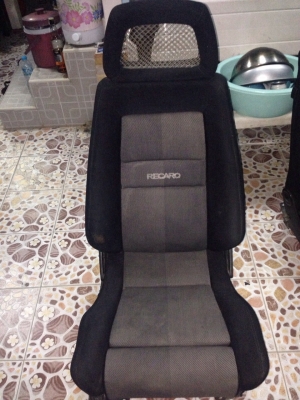 ขาย recaro หัวตะข่าย สภาพสวย ปีกไม่ล้ม ผ้าเดิม รางพร้อม