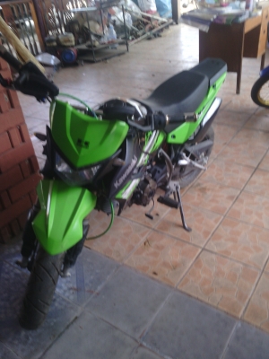 ขาย KSR สีเขียว ขนาดเครื่องยนต์ 110 CC ปีจดทะเบียน 2012