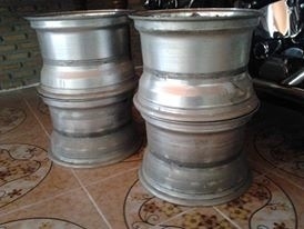 ขายล้อหยดน้ำ 2 ชิ้นแท้ ENKEI HR385 ขอบ 15 หน้า9 หลัง10 6/139.7 ออฟลึกมากก