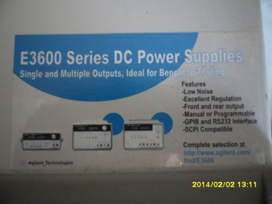 ขาย Agilent E3646A-0E3 DC Power Supply 8V-20V/3A-1.5A Dual Output