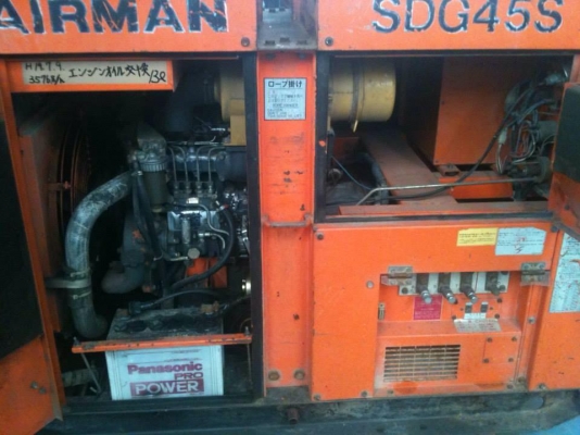 เครื่องกำเนิดไฟฟ้าดีเซล ยี่ห้อ AIRMAN มีตู้ครอบเก็บเสียง ขนาด 37/45 kva (stanby power) 240,000 บาท ต่อรองราคากันได้นะคะ เครื่องกำเนิดไฟฟ้าดีเซล ยี่ห้อ AIRMAN มีตู้ครอบเก็บเสียง ขนาด 37/45 kva (stanby power) 240,000 บาท ต่อรองราคากันได้นะคะ