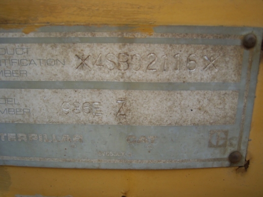 ขายรถตักล้อยาง CATERPILLAR 936E : 4SB2116