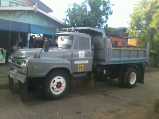 ขายด่วนรถดั้มหกล้อหัวยาว เครื่อง J  เกียร์ J เฟืองท้าย ฟูโซ๋  พวงมาลัยเพาเวอร์ แอร์เย็น ทะเบียน 58