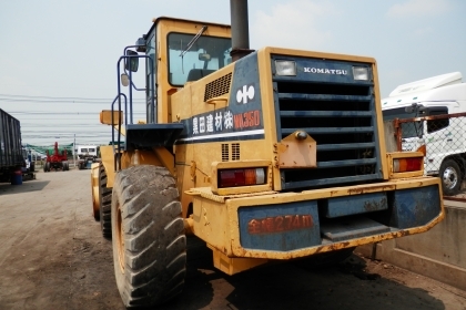 รถตักล้อยาง KOMATSU WA 350-1 เก่านอก ยังไม่ใด้ใช้ในไทย
