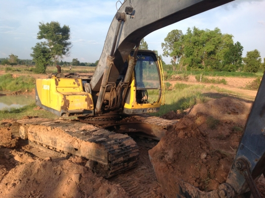 ขายรถตักแม็คโค วอลโว่210 ช่วงล่างดี เอกสารอินวอยซ์ เครื่องดี ไฟฟ้าเต็ม เอวดี บูมสวย