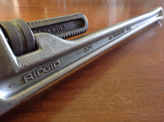 ขายประแจขันท่อ RIDGID 24" อะลูมิเนียม