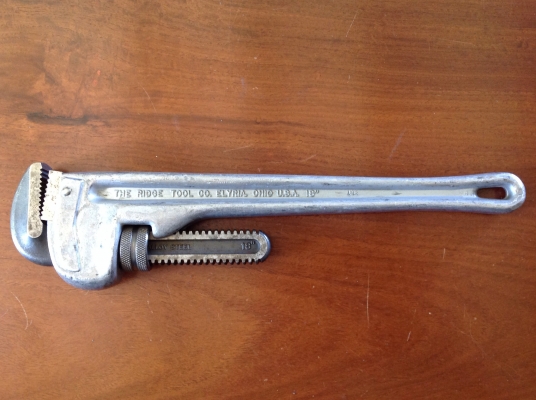 ขายประแจขันท่อ RIDGID 18" อะลูมิเนียม