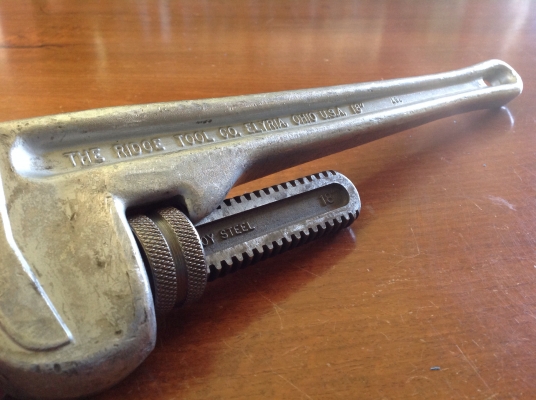 ขายประแจขันท่อ RIDGID 18" อะลูมิเนียม