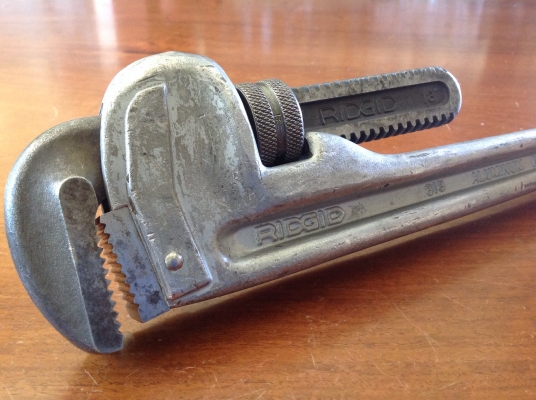 ขายประแจขันท่อ RIDGID 18" อะลูมิเนียม