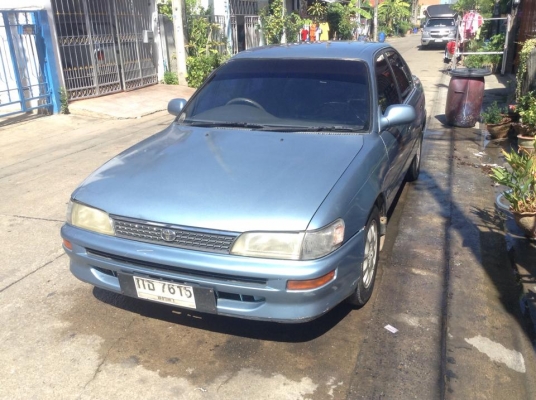 ขายครับ TOYOTA COROLA ปี 94 ตัวท็อป สีสวยพอได้ ล้อแม็ก 4 ล้อ ยางดี เครื่องแห้งๆ ควันไม่ไหล เกียรดี ห้องเครื่องสวยๆ หน้าหลัง เดิมๆ ไม่มีชนหนัก ภายใน คอลโซลไม่มีแตกหัก เบาะไม่มีขาด กระจก ไฟฟ้า พับข้างปรับข้างก็ไฟฟ้า พวงมาลัย พาวเวอร์ เบาะปลับสูงต่ำได้ แอร์ ขายครับ TOYOTA COROLA ปี 94 ตัวท็อป สีสวยพอได้ ล้อแม็ก 4 ล้อ ยางดี เครื่องแห้งๆ ควันไม่ไหล เกียรดี ห้องเครื่องสวยๆ หน้าหลัง เดิมๆ ไม่มีชนหนัก ภายใน คอลโซลไม่มีแตกหัก เบาะไม่มีขาด กระจก ไฟฟ้า พับข้างปรับข้างก็ไฟฟ้า พวงมาลัย พาวเวอร์ เบาะปลับสูงต่ำได้ แอร์