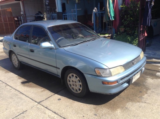 ขายครับ TOYOTA COROLA ปี 94 ตัวท็อป สีสวยพอได้ ล้อแม็ก 4 ล้อ ยางดี เครื่องแห้งๆ ควันไม่ไหล เกียรดี ห้องเครื่องสวยๆ หน้าหลัง เดิมๆ ไม่มีชนหนัก ภายใน คอลโซลไม่มีแตกหัก เบาะไม่มีขาด กระจก ไฟฟ้า พับข้างปรับข้างก็ไฟฟ้า พวงมาลัย พาวเวอร์ เบาะปลับสูงต่ำได้ แอร์ ขายครับ TOYOTA COROLA ปี 94 ตัวท็อป สีสวยพอได้ ล้อแม็ก 4 ล้อ ยางดี เครื่องแห้งๆ ควันไม่ไหล เกียรดี ห้องเครื่องสวยๆ หน้าหลัง เดิมๆ ไม่มีชนหนัก ภายใน คอลโซลไม่มีแตกหัก เบาะไม่มีขาด กระจก ไฟฟ้า พับข้างปรับข้างก็ไฟฟ้า พวงมาลัย พาวเวอร์ เบาะปลับสูงต่ำได้ แอร์