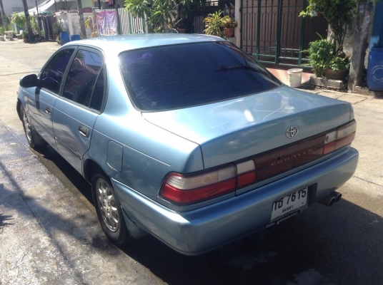 ขายครับ TOYOTA COROLA ปี 94 ตัวท็อป สีสวยพอได้ ล้อแม็ก 4 ล้อ ยางดี เครื่องแห้งๆ ควันไม่ไหล เกียรดี ห้องเครื่องสวยๆ หน้าหลัง เดิมๆ ไม่มีชนหนัก ภายใน คอลโซลไม่มีแตกหัก เบาะไม่มีขาด กระจก ไฟฟ้า พับข้างปรับข้างก็ไฟฟ้า พวงมาลัย พาวเวอร์ เบาะปลับสูงต่ำได้ แอร์ ขายครับ TOYOTA COROLA ปี 94 ตัวท็อป สีสวยพอได้ ล้อแม็ก 4 ล้อ ยางดี เครื่องแห้งๆ ควันไม่ไหล เกียรดี ห้องเครื่องสวยๆ หน้าหลัง เดิมๆ ไม่มีชนหนัก ภายใน คอลโซลไม่มีแตกหัก เบาะไม่มีขาด กระจก ไฟฟ้า พับข้างปรับข้างก็ไฟฟ้า พวงมาลัย พาวเวอร์ เบาะปลับสูงต่ำได้ แอร์
