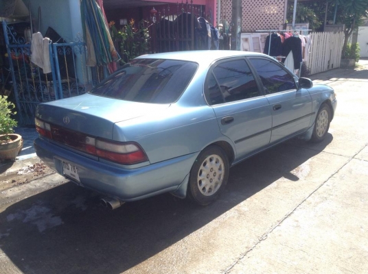 ขายครับ TOYOTA COROLA ปี 94 ตัวท็อป สีสวยพอได้ ล้อแม็ก 4 ล้อ ยางดี เครื่องแห้งๆ ควันไม่ไหล เกียรดี ห้องเครื่องสวยๆ หน้าหลัง เดิมๆ ไม่มีชนหนัก ภายใน คอลโซลไม่มีแตกหัก เบาะไม่มีขาด กระจก ไฟฟ้า พับข้างปรับข้างก็ไฟฟ้า พวงมาลัย พาวเวอร์ เบาะปลับสูงต่ำได้ แอร์ ขายครับ TOYOTA COROLA ปี 94 ตัวท็อป สีสวยพอได้ ล้อแม็ก 4 ล้อ ยางดี เครื่องแห้งๆ ควันไม่ไหล เกียรดี ห้องเครื่องสวยๆ หน้าหลัง เดิมๆ ไม่มีชนหนัก ภายใน คอลโซลไม่มีแตกหัก เบาะไม่มีขาด กระจก ไฟฟ้า พับข้างปรับข้างก็ไฟฟ้า พวงมาลัย พาวเวอร์ เบาะปลับสูงต่ำได้ แอร์