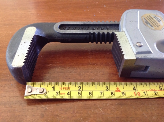 ขายประแจขันท่อ RIDGID 18" อะลูมิเนียม สภาพใหม่ 98\%