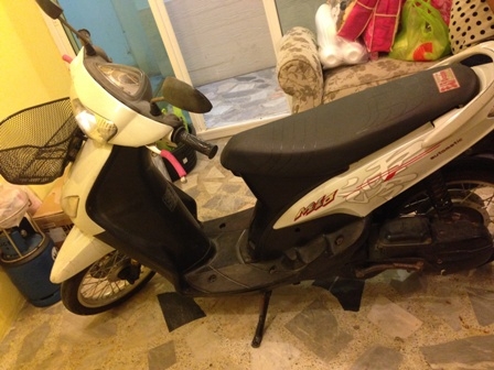 ขาย MIO สีขาว 12,000 บาท