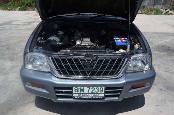 MITSUBISHI STRADA CAB ปี 2000 รถสวยๆ กระจกไฟฟ้า พวงมาลัยพาวเวอร์ ล้อ MAX แอร์เย็นๆ ภายในสภาพสวย สีสวย รถพร้อมใช้งาน จัดไฟแนนได้