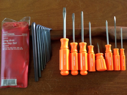 ขายชุดไขควง+หกเหลี่ยม Craftsman