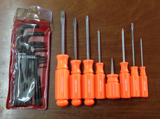 ขายชุดไขควง+หกเหลี่ยม Craftsman