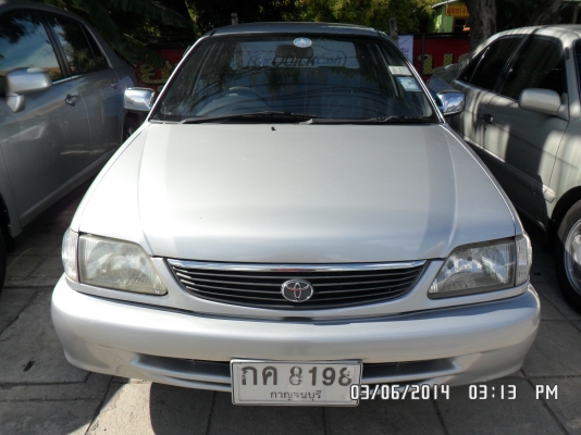 ฟรีดาวน์ได้ ลดราคาเหลือ 115000 รถบ้านฝากขายหยดน้ำปี 2002 เกียร์ออโต้ ติดแก๊สแล้ว