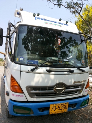6ล้อช่วงยาว HINO MEGA 150แรงปี49 รถมือเดียว
