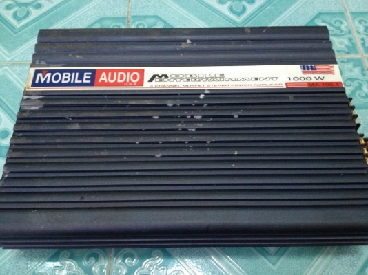 แอมป์4ch mobileaudio มือสองสภาพดีเสียงใส ขาย1500บาท
