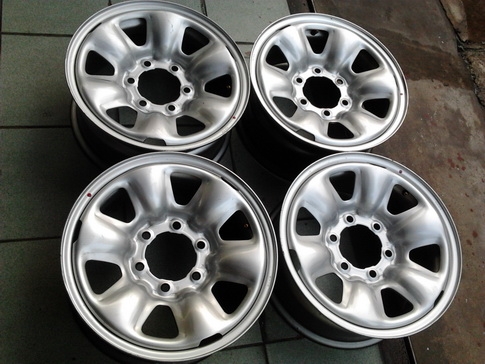 ล้อ กะทะ Vigo 6รู139 ขอบ16 สภาพใหม่ 1ชุด