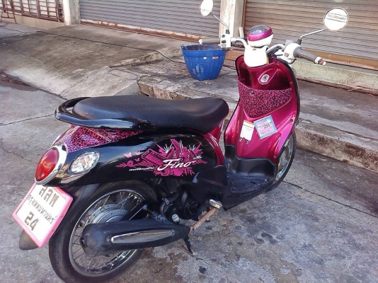 Fino ปี 53 สี ม่วง ดำ รถสวย เครื่องเดิม แน่นๆ มีเล่ม เอกสารครบ