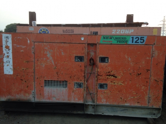 ขายเครื่องปั่นไฟ Denyo 125 Kvaนำเข้าจากญี่ปุ่น