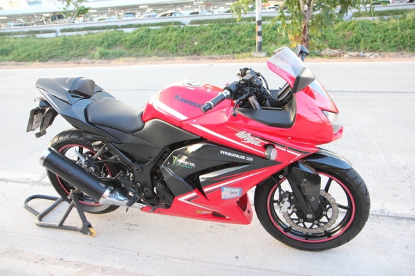 kawasaki ninja250 ปี2012 ทะเบียนพร้อมโอน