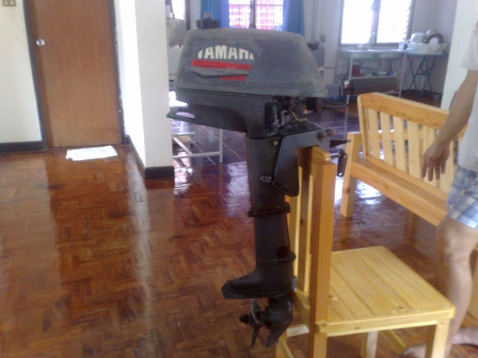 เครื่องเรือ เอ้าท์บอร์ด ยามาฮา 3 แรง รุ่นหางยาว สภาพ 85\%