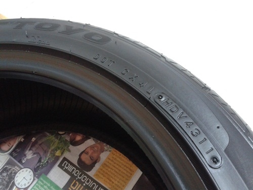 ยางยุ่น,205-45-17 TOYO DRB ปลายปี11ไม่ปะหนึ่งคู่ 2,200