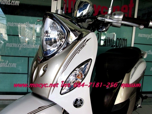 Fino i  สี ขาว นํ้าตาล รถเดือน ธ.ค.ปี 56 รุ่นใหม่ล่าสุด ไมล์ 4 พันโล ของแถม 4 รายการ 32900